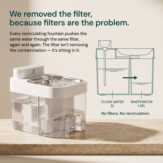 Purestream AquaOne - Automatic Cat Fountain